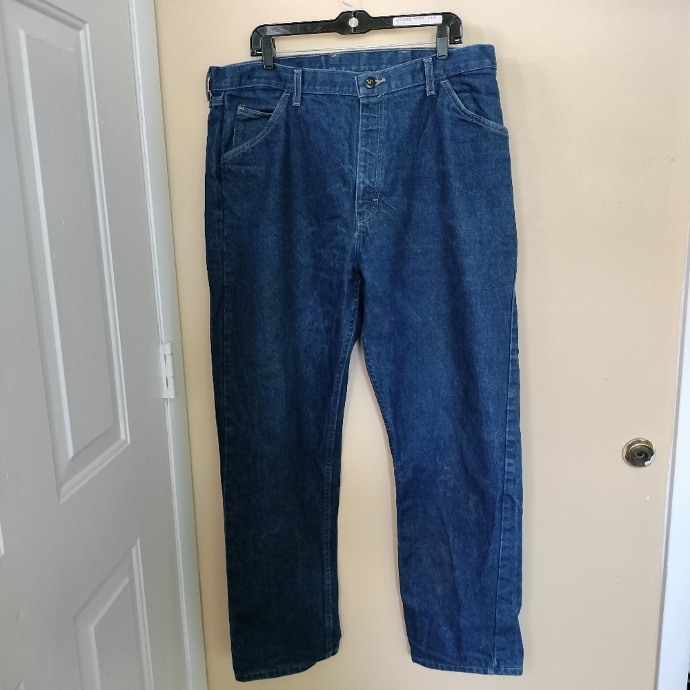 Bulwark Flame Resistant Blue Denim Jeans 40x32 Electrician Welder Utility Worker